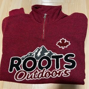 ROOTS quarter zip